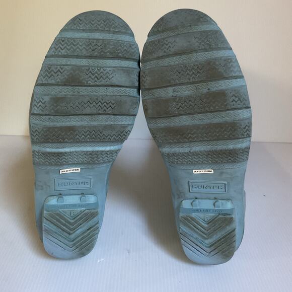 Hunter Original Kids Nebula Rain Boots Blue Iridescent Size 5B/6G (EU 37) - Picture 13 of 14
